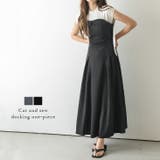 ワンピース ビスチェ風 ドッキング | AMELY | 詳細画像1