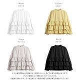 ブラウス フリル ティアード | AMELY | 詳細画像3