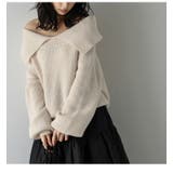 ニット ケープカラー ボートネック | AMELY | 詳細画像7