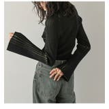 リブニット ハイネック フレアスリーブ | AMELY | 詳細画像12