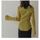 リブニット ハイネック フレアスリーブ | AMELY | 詳細画像9