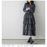 異素材ドッキング ティアード フリル | AMELY | 詳細画像10