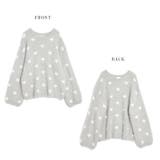 ハート柄 フェザーニット プルオーバー | AMELY | 詳細画像14