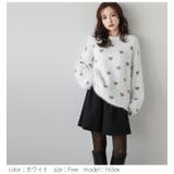 ハート柄 フェザーニット プルオーバー | AMELY | 詳細画像5