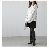 ハート柄 フェザーニット プルオーバー | AMELY | 詳細画像7