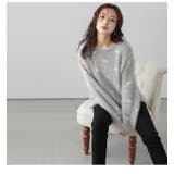 ハート柄 フェザーニット プルオーバー | AMELY | 詳細画像9