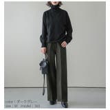 センタープレス ワイド パンツ | AMELY | 詳細画像8