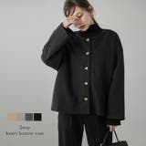2way ハートボタン ショートコート | AMELY | 詳細画像1 