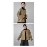 2way ハートボタン ショートコート | AMELY | 詳細画像7 