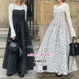 キャミワンピ リボン風デザイン バックリボン | AMELY | 詳細画像1 