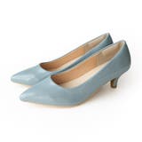 ライトブルー(エナメル) | 5センチヒール 走れる パンプス レディース | AmiAmi