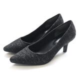 ダークグレーツイード | 6センチヒール 走れる パンプス レディース | AmiAmi