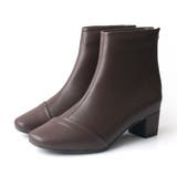 ブラウン(スムース) | 低反発クッション ショートブーツ レディース | AmiAmi