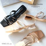 クリアヒール メニー ストラップ サンダル レディース | AmiAmi | 詳細画像1 