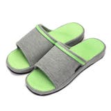 グリーン(プニュプニュ)AP508014 | スリッパ 健康サンダル メガ押しふみっぱ | AmiAmi