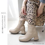 スクエアトゥ ショートブーツ レディース | AmiAmi | 詳細画像11