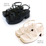 厚底 ストラップ サンダル レディース | AmiAmi | 詳細画像2