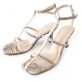 パイソン | Tストラップ サンダル レディース | AmiAmi