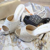 厚底 ラインストーン サンダル レディース | AmiAmi | 詳細画像3 