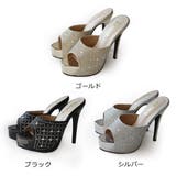 厚底 ラインストーン サンダル レディース | AmiAmi | 詳細画像2 