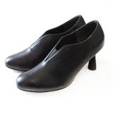 ブラック(スムース) | Vカット ブーティ レディース | AmiAmi