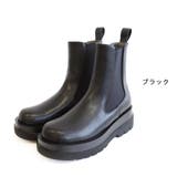 厚底 トラックソール ショートブーツ レディース | AmiAmi | 詳細画像2