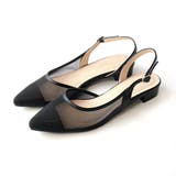 ブラック(チュール) | ストラップ ミュール レディース | AmiAmi