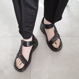 厚底 レザー調 スポーツサンダル レディース | AmiAmi | 詳細画像15 