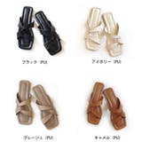 フラット ツイスト サンダル レディース | AmiAmi | 詳細画像2