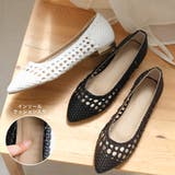 メッシュ ローヒール パンプス レディース | AmiAmi | 詳細画像3 