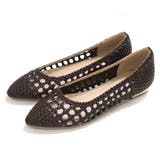 ブラウン | メッシュ ローヒール パンプス レディース | AmiAmi