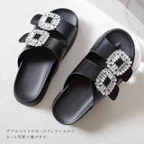 厚底 ビジュー サンダル レディース | AmiAmi | 詳細画像8 