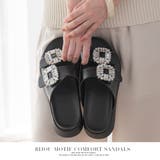 厚底 ビジュー サンダル レディース | AmiAmi | 詳細画像10 