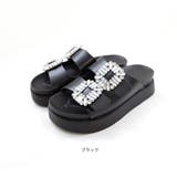 厚底 ビジュー サンダル レディース | AmiAmi | 詳細画像2 