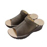 グレー(ヌバック) | ウェッジソール サボ サンダル レディース | AmiAmi