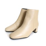 ベージュ | 本革 ショートブーツ レディース | AmiAmi