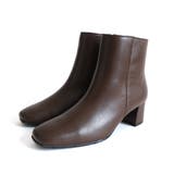 ダークブラウン | 本革 ショートブーツ レディース | AmiAmi