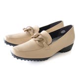 ベージュ(ヌメ) | 日本製 本革 ローファー レディース | AmiAmi