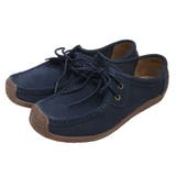 ネイビー(606005S) | 本革 モカシン ドライビングシューズ レディース | AmiAmi