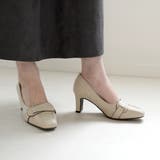 スクエアトゥ プレートヒール パンプス レディース | AmiAmi | 詳細画像12 