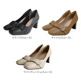 スクエアトゥ プレートヒール パンプス レディース | AmiAmi | 詳細画像2 