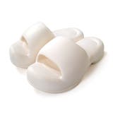 ホワイト | 厚底 コンフォート サンダル レディース | AmiAmi