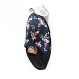 LA4-49小花柄(ブラック) | ルームシューズ スリッパ レディース | AmiAmi