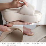 厚底 パデット サンダル レディース | AmiAmi | 詳細画像7 