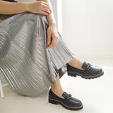 厚底 トラックソール ローファー レディース | AmiAmi | 詳細画像15