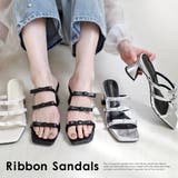 リボン ミュール サンダル レディース | AmiAmi | 詳細画像1 