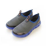 グレー×ブルー | メッシュ マリンシューズ レディース | AmiAmi