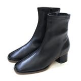 ブラック | ストレッチ ショートブーツ レディース | AmiAmi