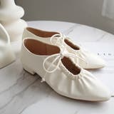 ギャザー リボン フラットシューズ レディース | AmiAmi | 詳細画像11 