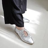 ギャザー リボン フラットシューズ レディース | AmiAmi | 詳細画像20 